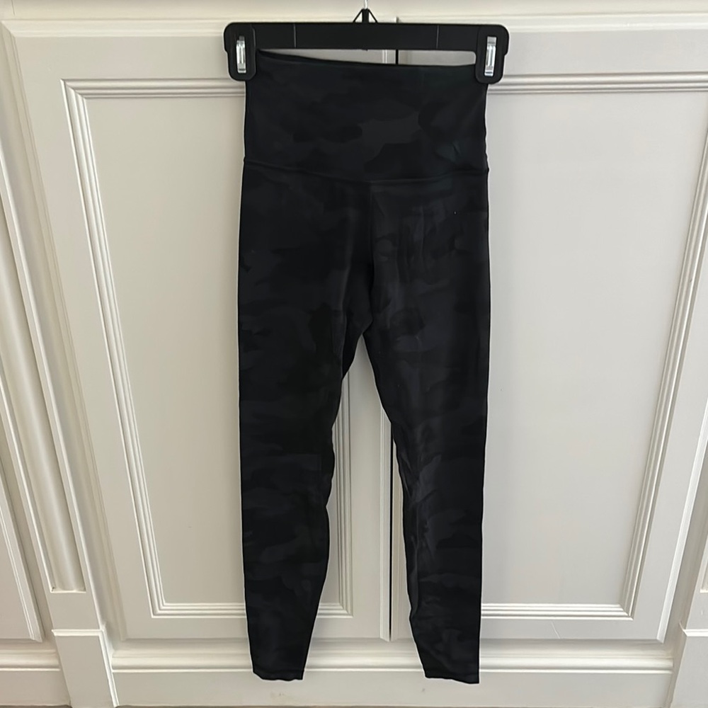 lululemon Align™ High-Rise Pant 25" - black camo